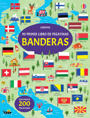 BANDERAS,  MI PRIMER LIBRO DE PEGATINAS