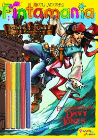 CORAZON DE DAVY JONES, EL (PIRATAS DEL CARIBE. PINTAMANIA ROTULADORES)