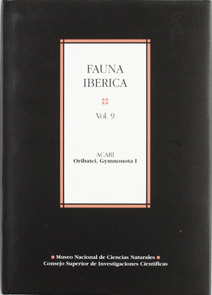 FAUNA IBERICA. VOL. 9. ACARI: ORIBATEI, GYMNONOTA I