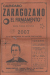 CALENDARIO ZARAGOZANO 2007