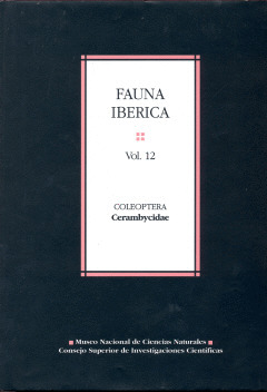 FAUNA IBERICA VOLUMEN 12 COLEOPTERA CERAMBYCIDAE