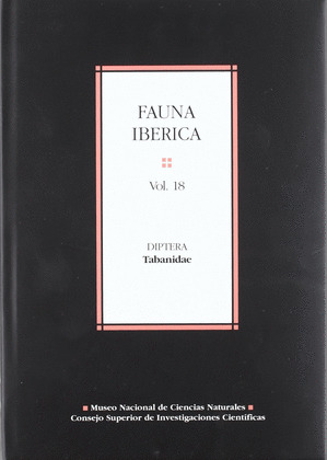 FAUNA IBERICA. VOL. 18. DIPTERA: TABANIDAE