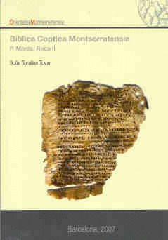 BIBLIA COPTICA MONTSERRATENSIA