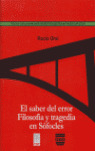 SABER DEL ERROR,EL FILOSOFIA Y TRAGEDIA EN SOFOCLES