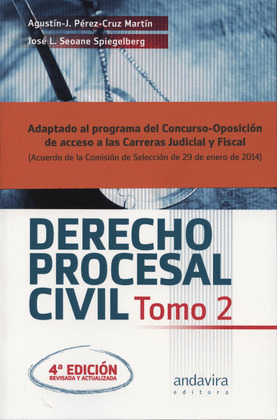 DERECHO PROCESAL CIVIL, TOMO 2 (4ª EDICIÓN)