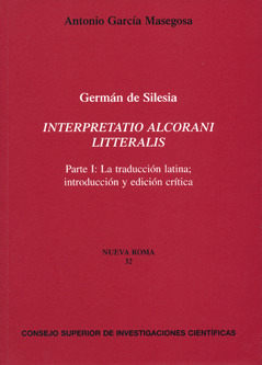 INTERPRETATIO ALCORANI LITTERALIS