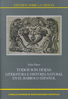 TODOS SON HOJAS LITERATURA E HISTORIA NATURAL BARROCO ESPAÑO
