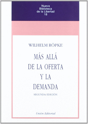 MAS ALLA DE LA OFERTA Y LA DEMANDA