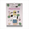 CALENDARIO DE PARED MODERNO 2018. MODERNA DE PUEBLO