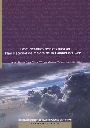 BASES CIENTÍFICO-TÉCNICAS PARA UN PLAN NACIONAL DE MEJORA DE LA CALIDAD DEL AIRE