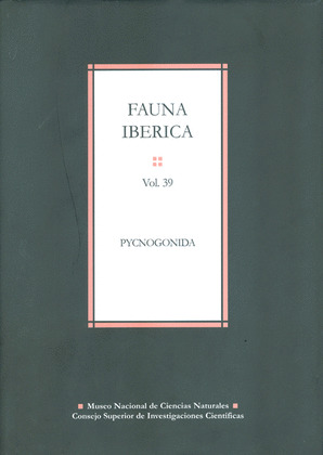 FAUNA IBERICA. VOL. 39, PYCNOGONIDA