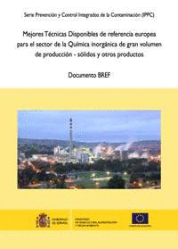 MEJORES TECNICAS DISPONIBLES DE REFERENCIA EUROPEA PARA EL SECTOR DE LA QUIMICA