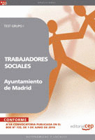 TRABAJADORES SOCIALES DEL AYUNTAMIENTO DE MADRID. TEST GRUPO I