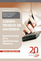 CUERPO TECNICO HACIENDA AGENCIA ESTATAL TRIBUTARIA TEMARIO VOL III