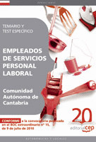 EMPLEADOS DE SERVICIOS. PERSONAL LABORAL DE LA COMUNIDAD AUTÓNOMA DE CANTABRIA.