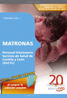 MATRONAS PERSONAL ESTATUTARIO SERVICIO DE SALUD DE CASTILLA Y LEÓN (SACYL). TEMA