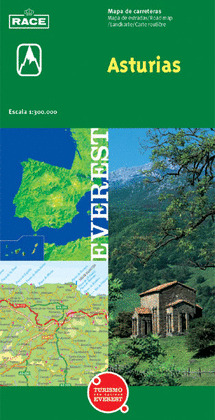 MAPA CARRETERAS ASTURIAS PROVINCIAL (1:300.000)