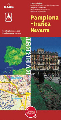 PLANO CALLEJERO PAMPLONA-IRUÑA NAVARRA