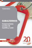 SUBALTERNOS DE CORPORACIONES LOCALES DE CASTILLA Y LEÓN. TEMARIO