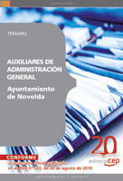 AUXILIARES DE ADMINISTRACIÓN GENERAL DEL AYUNTAMIENTO DE NOVELDA. TEMARIO