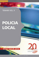 POLICIA LOCAL. TEMARI VOL. II.