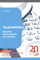 TELEFONISTAS HOSPITAL UNIVERSITARIO DE CANARIAS. TEMARIO