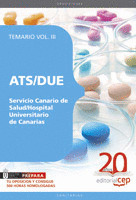 ATS/DUE SERVICIO CANARIO DE SALUD/HOSPITAL UNIVERSITARIO DE CANARIAS. TEMARIO VO