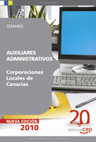 AUXILIARES ADMINISTRATIVOS CORPORACIONES LOCALES DE CANARIAS. TEMARIO