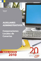 AUXILIARES ADMINISTRATIVOS CORPORACIONES LOCALES DE CANARIAS. TEST
