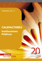 CALEFACTORES INSTITUCIONES PUBLICAS TEMARIO VOL II