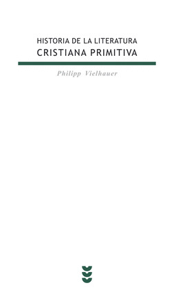BEB72. HISTORIA LITERATURA CRISTIANA PRIMITIVA