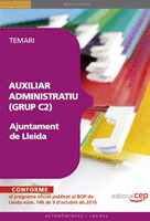 AUXILIAR ADMINISTRATIUS (GRUP C2) AJUNTAMENT DE LLEIDA. TEMARI