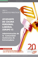 AYUDANTES DE COCINA, PERSONAL LABORAL (GRUPO V) DE LA ADMINISTRACIÓN DE LA  COMU