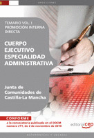CUERPO EJECUTIVO. ESPECIALIDAD ADMINISTRATIVA. JUNTA DE COMUNIDADES DE CASTILLA-