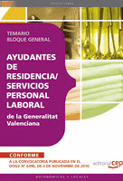 AYUDANTES DE RESIDENCIA/SERVICIOS, PERSONAL LABORAL DE LA GENERALITAT VALENCIANA