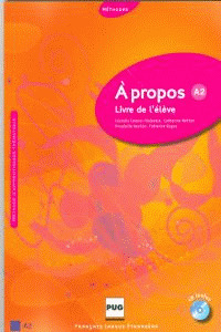 A PROPOS A2 LIVRE DE L'ELEVE +CD