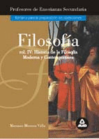 FILOSOFIA. VOL. IV: HISTORIA DE LA FILOSOFIA MODERNA Y CONTEMPORANEA. PROFESORES
