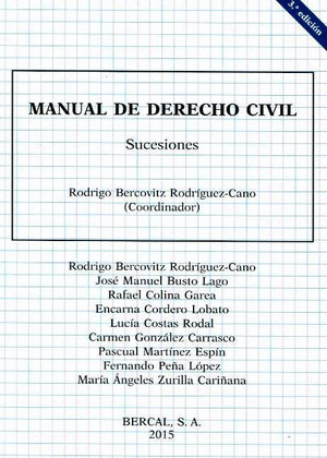 MANUAL DE DERECHO CIVIL. DERECHOS DE SUCESIONES