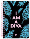 LIBRETA TAPA DURA A4 LA VECINA RUBIA PLUMAS AZUL