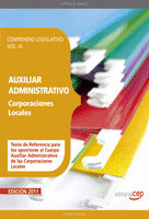 COMPENDIO LEGISLATIVOVOL.III AUXILIARES ADMINISTRATIVOS DE CORPORACIONES LOCALES