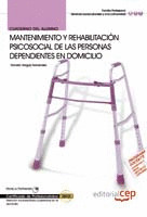 CUADERNO DEL ALUMNO MANTENIMIENTO Y REHABILITACIÓN PSICOSOCIAL DE LAS PERSONAS D