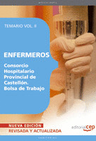 ENFERMEROS DEL CONSORCIO HOSPITALARIO PROVINCIAL DE CASTELLÓN. BOLSA DE TRABAJO.