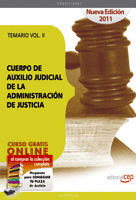 CUERPO DE AUXILIO JUDICIAL DE LA ADMINISTRACIÓN DE JUSTICIA. TEMARIO VOL. II.