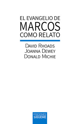 EVANGELIO DE MARCOS COMO RELATO, EL