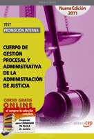 TEST - CUERPO GESTION PROCESAL ADMINISTRACION JUSTICA ( PROM. INTERNA)