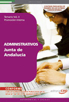 ADMINISTRATIVOS DE LA JUNTA DE ANDALUCÍA (PROMOCIÓN INTERNA). TEMARIO VOL. II.