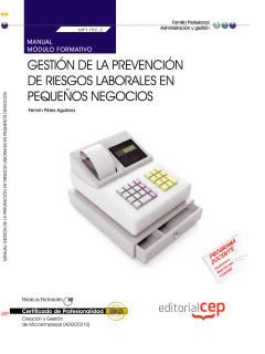 MANUAL GESTIÓN DE LA PREVENCIÓN DE RIESGOS LABORALES EN PEQUEÑOS NEGOCIOS (MF179