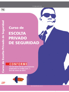 CURSO DE ESCOLTA PRIVADO DE SEGURIDAD