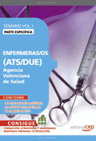 ENFERMERAS/OS (ATS/DUE) AGENCIA VALENCIANA DE SALUD. TEMARIO VOL. I. PARTE ESPEC