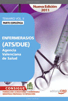ENFERMERAS/OS (ATS/DUE) AGENCIA VALENCIANA DE SALUD. TEMARIO VOL. II. PARTE ESPE